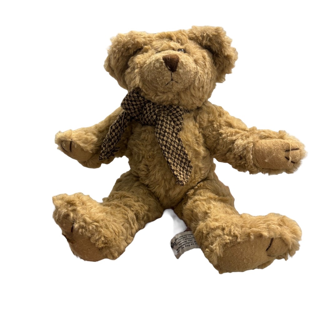 Russ‎ Berrie & Co. Browning Teddy Bear Brown Plush Stuffed Animal Toy